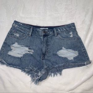 Short jean shorts